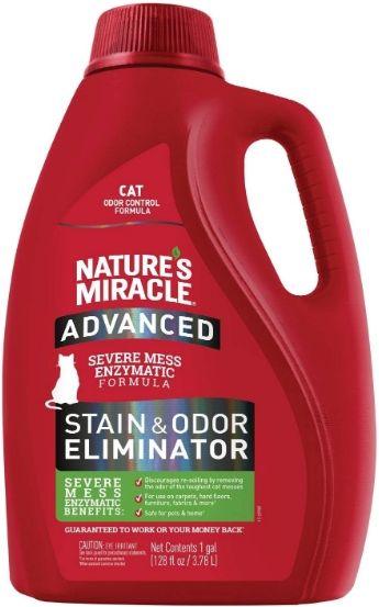 Natures Miracle Cat Advanced Stain and Odor Eliminator - AnimalWiz.com