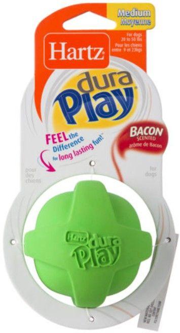 Hartz Dura Play Bacon Scented Play Ball - AnimalWiz.com