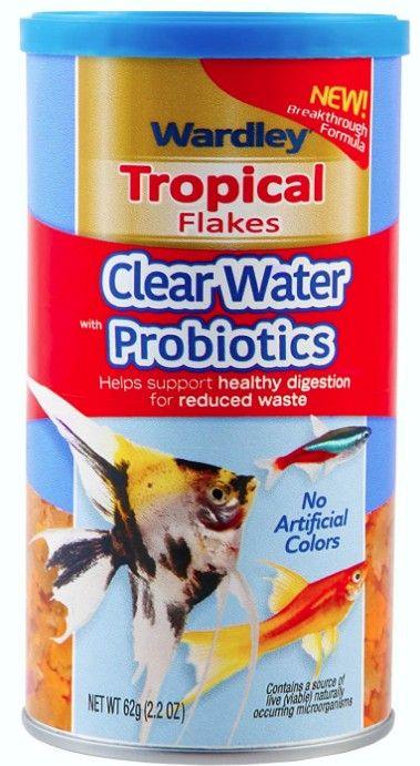 Wardley Clearwater Tropical Fish Flake with Probiotics - AnimalWiz.com