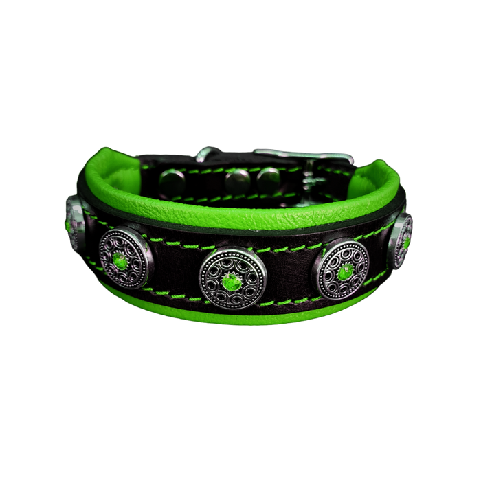 Bestia Collars - Bestia The "Bijou" Green Collar for Puppies - 2 - Image 5
