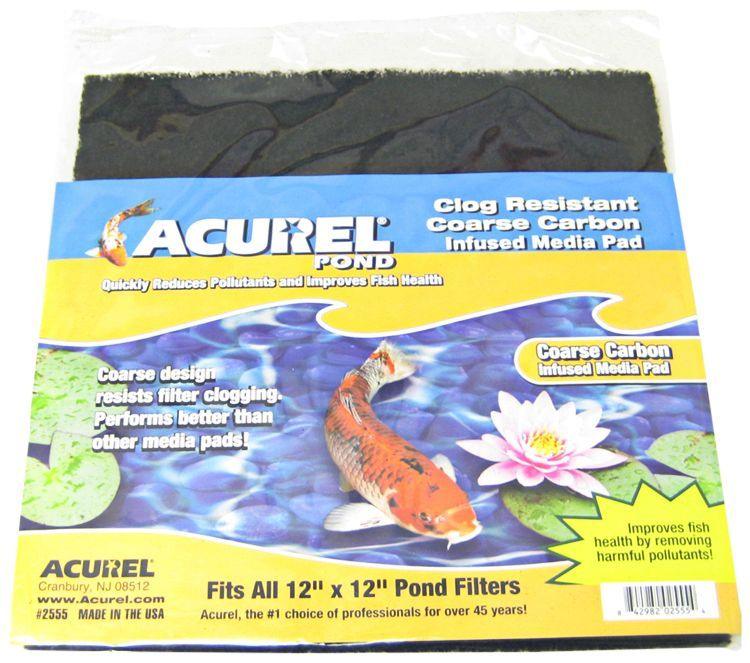 Acurel Coarse Carbon Infused Media Pad - Pond - 842982025554