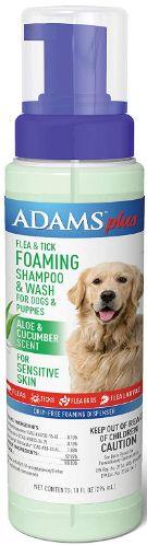 Adams Foaming Flea And Tick Shampoo with Aloe And Cucumber - 039079002578