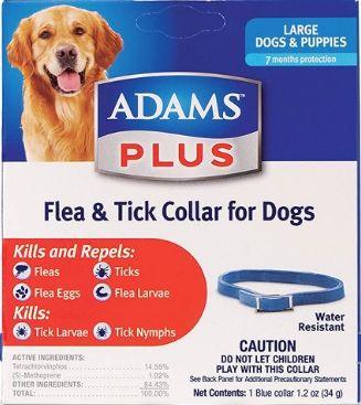 Adams Plus Flea & Tick Collar for Dogs - 039079007405
