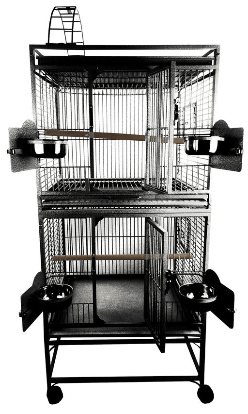 A&E Cage Company 24"x22" Double Stack Cage with Play Top - 644472018233