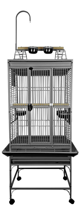 A&E Cage Company 24"x22" Playtop Cage with 3/4" Bar Spacing Bird Cage - 644472400052