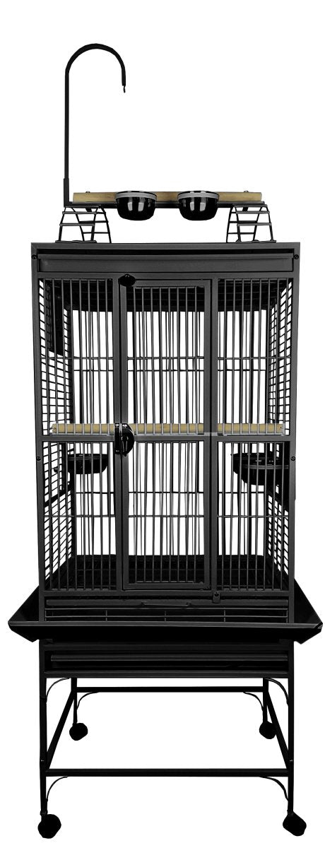A&E Cage Company 24"x22" Playtop Cage with 3/4" Bar Spacing Bird Cage - 644472400038