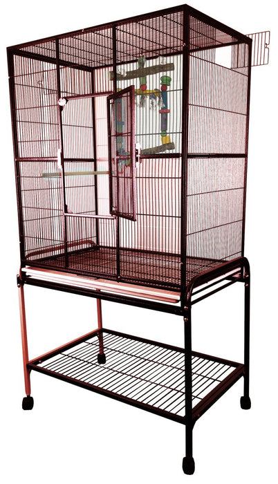 A&E Cage Company 32"x21" Flight Cage & Stand 50LB - 45x35x5 - 644472007664
