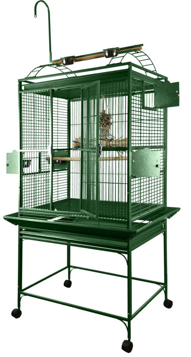 A&E Cage Company 32"x23" Playtop Cage 5/8" Bar Spacing Bird Cage - 644472425017