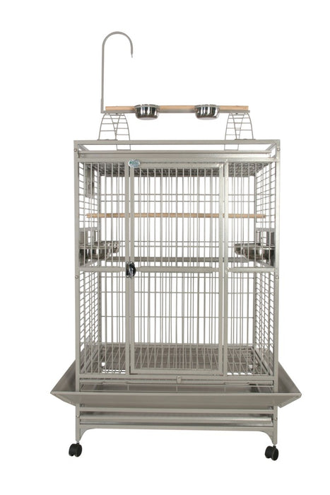 A&E Cage Company 36"x28" Playtop Cage with 1" Bar Spacing Bird Cage - 644472450057