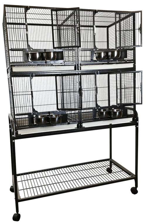 A&E Cage Company 40"x20" 4 Unit Cage with Stand and Removable Dividers - 644472017939