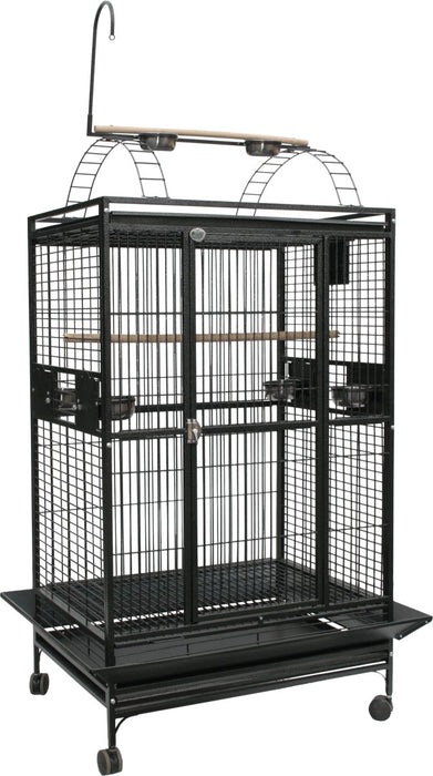 A&E Cage Company 40"x30" Playtop Cage with 1" Bar Spacing Bird Cage - 644472475036