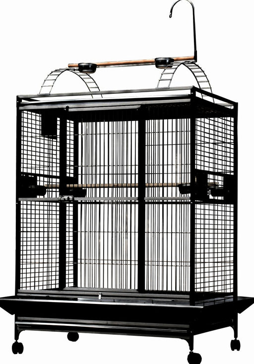 A&E Cage Company 48"x36" Playtop Cage 1" Bar Spacing Bird Cage - 644472555998