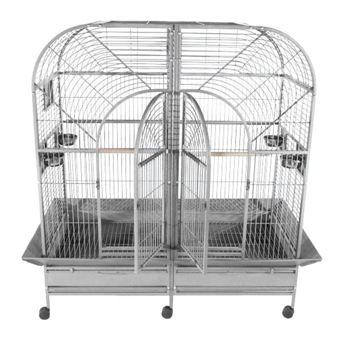 A&E Cage Company 64"x32" Double Macaw Cage with Removable Divider - 644472800074