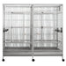 A&E Cage Company 80"x40" Double Macaw Cage with Divider - 644472018073