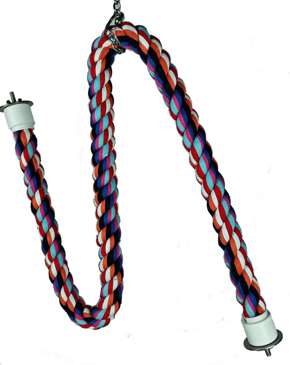 A&E Cage Company Extra Large Cotton Cable Perch, 1 1/4