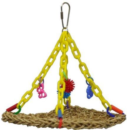 AE Cage Company Happy Beaks Hanging Vine Mat for Small Birds - 644472014013