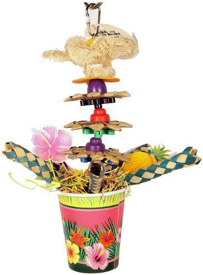 AE Cage Company Happy Beaks Tropical Punch Cocktail Bird Toy - 644472012484