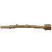 A&E Cage Company Java Wood Straight Perch 14" x 1" - 644472013559