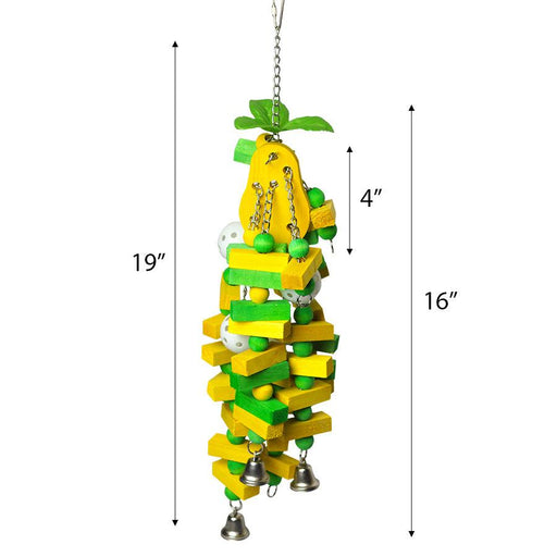 A&E Cage Company Large Pear Bird Toy - 644472012781