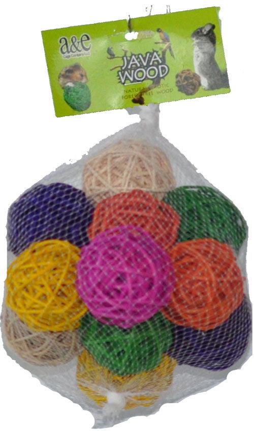 A&E Cage Company Medium Ball Hive Bird Toy- 12 count / 2.5" Balls - 644472011029