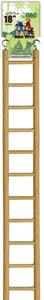 A&E Cage Company Small Bird Wooden Hanging Ladder - 18" length - 11 rungs - 644472008319