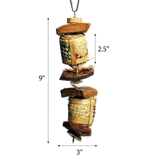 A&E Cage Company Surprise Drum Bird Toy - Small - 644472011265