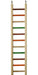 A&E Cage Company Wooden Hanging Ladder 25.25" x 5.25" x 0.75" (0.5" Diameter Ladder Rungs) - 644472011685