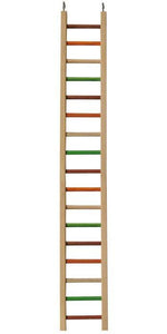 A&E Cage Company Wooden Hanging Ladder 37.5" x 5.25" x 0.75" (0.5" Diameter Ladder Rungs) - 644472011708