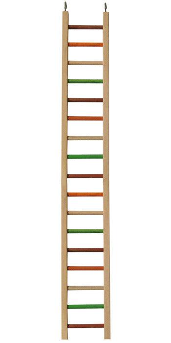 A&E Cage Company Wooden Hanging Ladder 37.5" x 5.25" x 0.75" (0.5" Diameter Ladder Rungs) - 644472011708