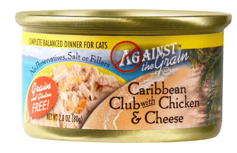 Against the Grain Caribbean Club with Chicken and Cheese Canned Cat Food - 10077627820035