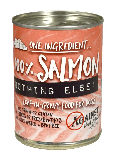 Against the Grain Nothing Else Grain Free One Ingredient 100% Salmon Canned Dog Food - 077627812057