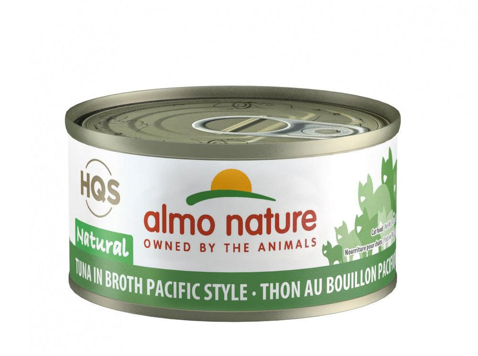 Almo Nature HQS Natural Cat Grain Free Additive Free Tuna In Broth Pacific Style Canned Cat Food - 10699184010430