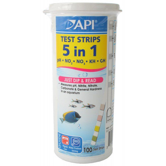 API 5 in 1 Aquarium Test Strips - 317163160336