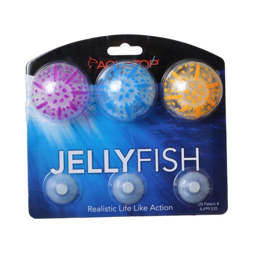 Aquatop Silicone Jellyfish Aquarium Ornament - Assorted Colors - 819603017151