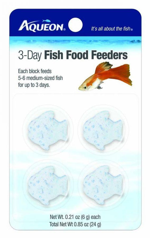 Aqueon 3-Day Fish Food Feeders - 015905063524