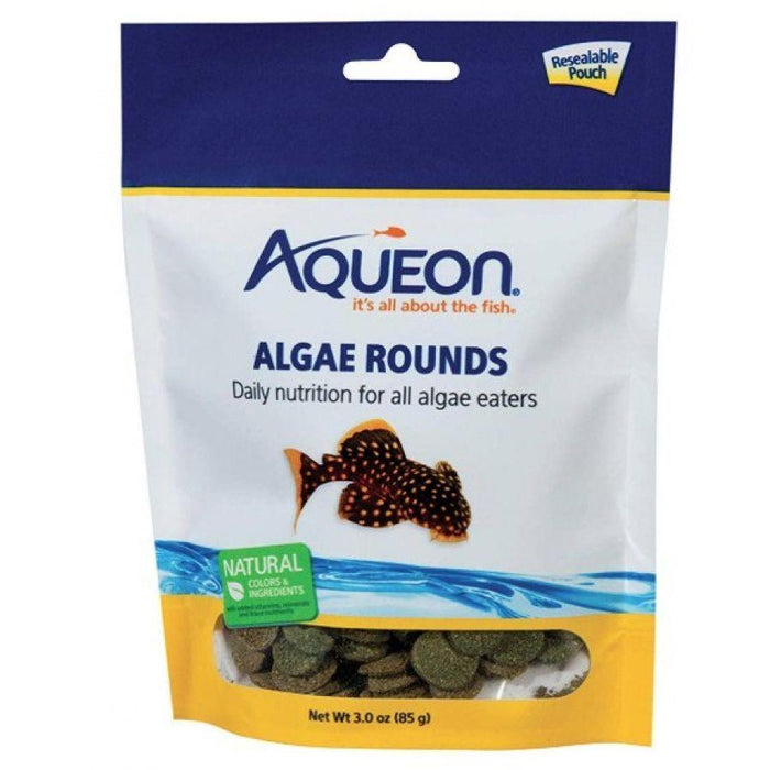 Aqueon Algae Rounds Fish Food - 015905060288