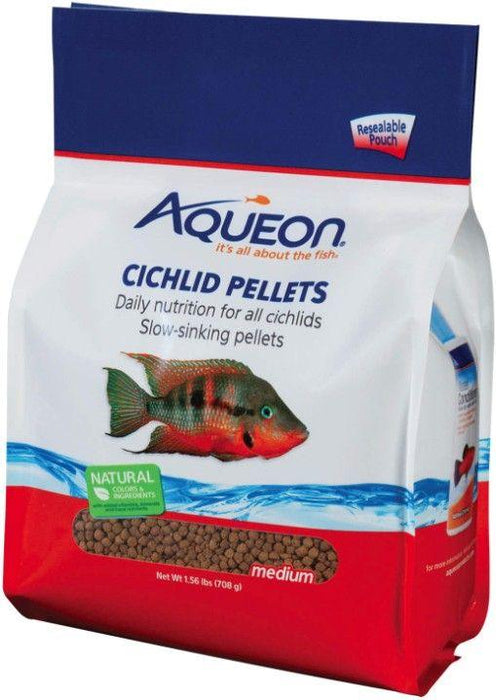 Aqueon Medium Cichlid Food Pellets - 015905061841