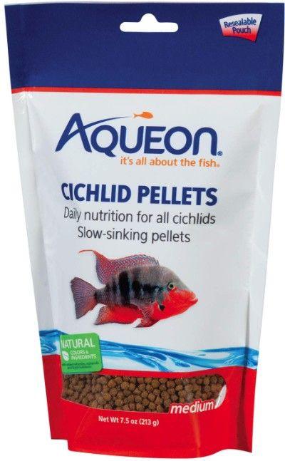 Aqueon Medium Cichlid Food Pellets - 015905061834
