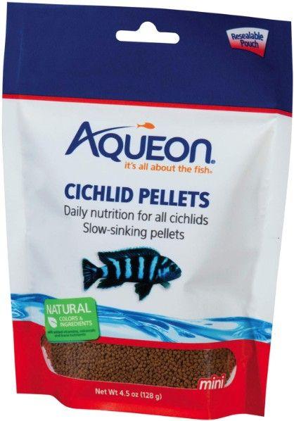 Aqueon Mini Cichlid Food Pellets - 015905061803