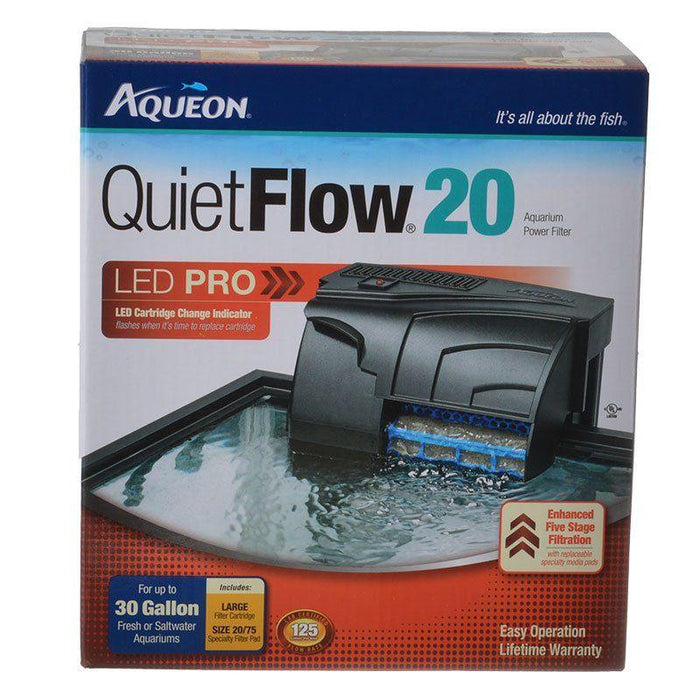 Aqueon QuietFlow LED Pro Power Filter - 015905060813