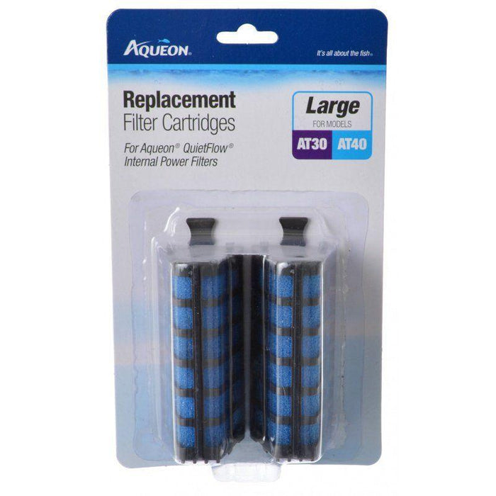 Aqueon Replacement Filter Cartridges for QuietFlow Filters - 015905069755