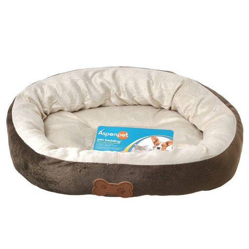 Aspen Pet Oval Nesting Pet Bed - Brown - 029695269448