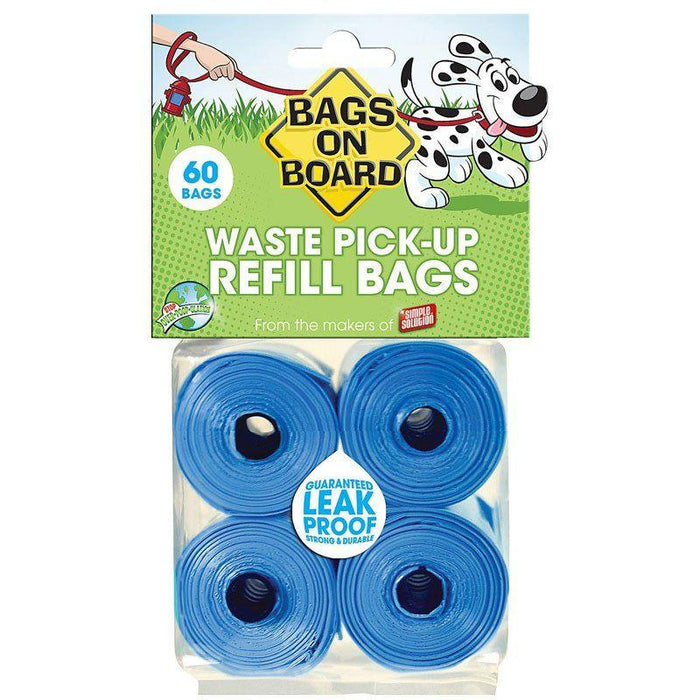 Bags on Board Waste Pick Up Refill Bags - Blue - 632039102006