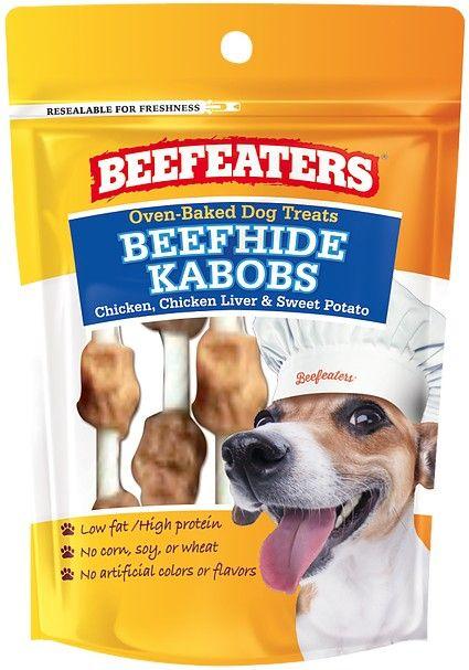 Beafeaters Oven Baked Beefhide Kabobs Dog Treat - 812639022014