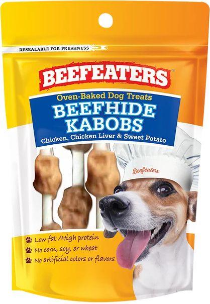 Beafeaters Oven Baked Beefhide Kabobs Dog Treat - 812639022892