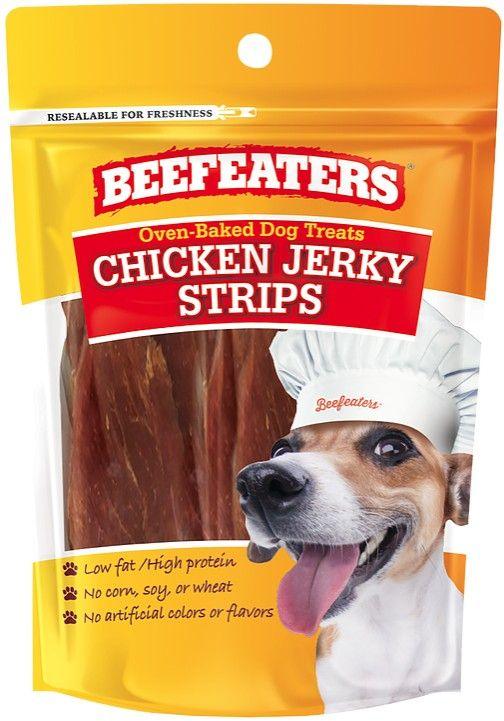 Beafeaters Oven Baked Chicken Jerky Strips Dog Treat - 812639021437
