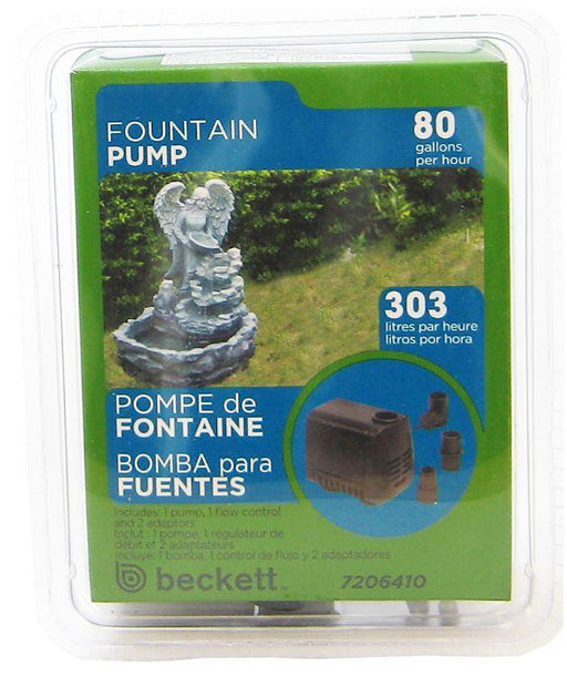 Beckett Fountain Pump for Indoor or Outdoor - 052309720646