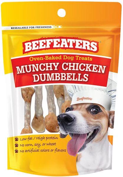 Beefeaters Oven Baked Munchy Chicken Dumbells Dog Treat - 812639024056