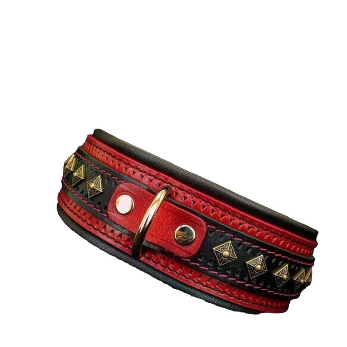 Bestia The Balteus Red Collar for Dogs - 5060693303821