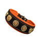 Bestia The "Bijou" Black and Orange Collar for Dogs - 5060693302886